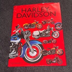 Harley-Davidson Coffee Table History Book Red Dust Jacket 2002